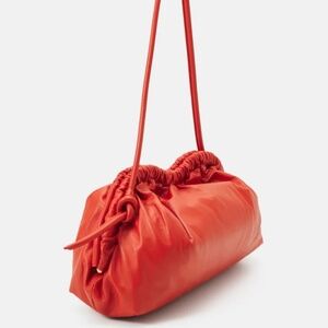 Mansur Gavriel Oversized Cloud Clutch Papaya NWOT